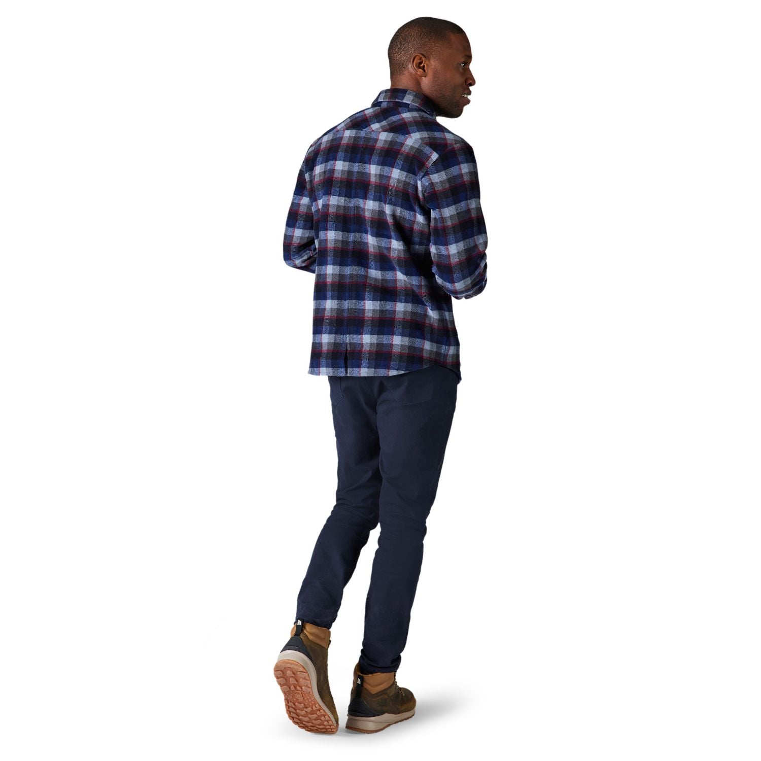 Men's Anchor Line Shirt Jacket - Lightweight Casual Button-Up Shirt Jacket for Outdoor & Travel | SW000122 | Perfect for Hiking, Camping and Everyday Wear