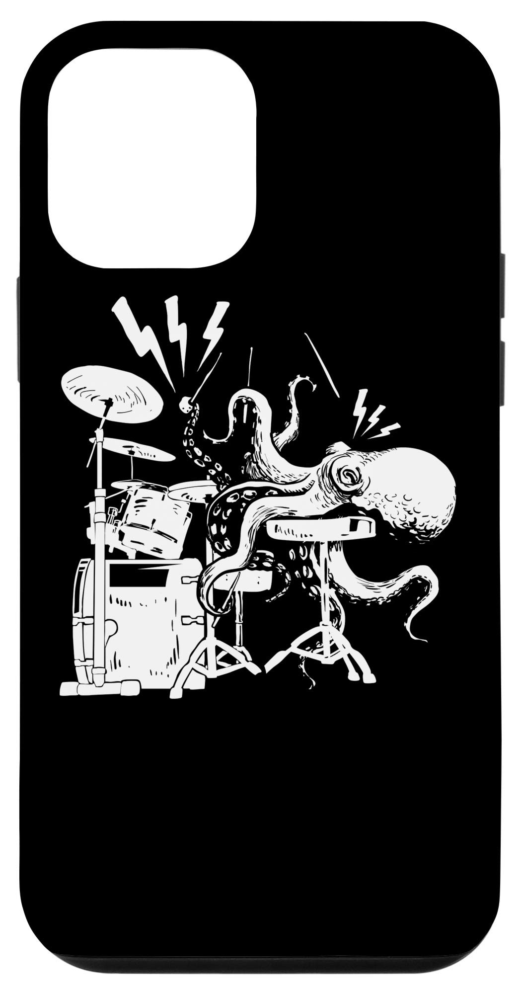 Funny Drumming iPhone 12 Mini Case - Perfect Gift for Drummers & Music Lovers - Great for Concerts, Music Festivals & Drumming Practice