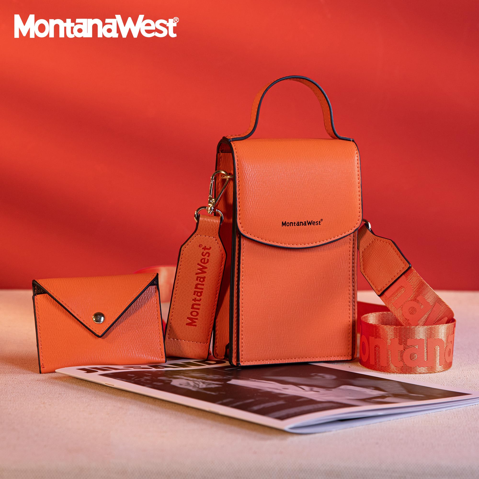 Montana West Crossbody Phone Purse for Women - Stylish Jelly Shoulder Bag with Top Handle & Coin Purse - Perfect for Everyday Use, Travel, and Shopping