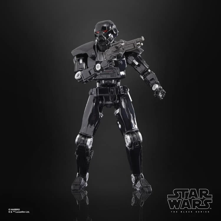 Star Wars The Black Series Deluxe Dark Trooper Action Figure - The Mandalorian Collectible Toy for Fans | Perfect for Display, Cosplay, and Gift Giving