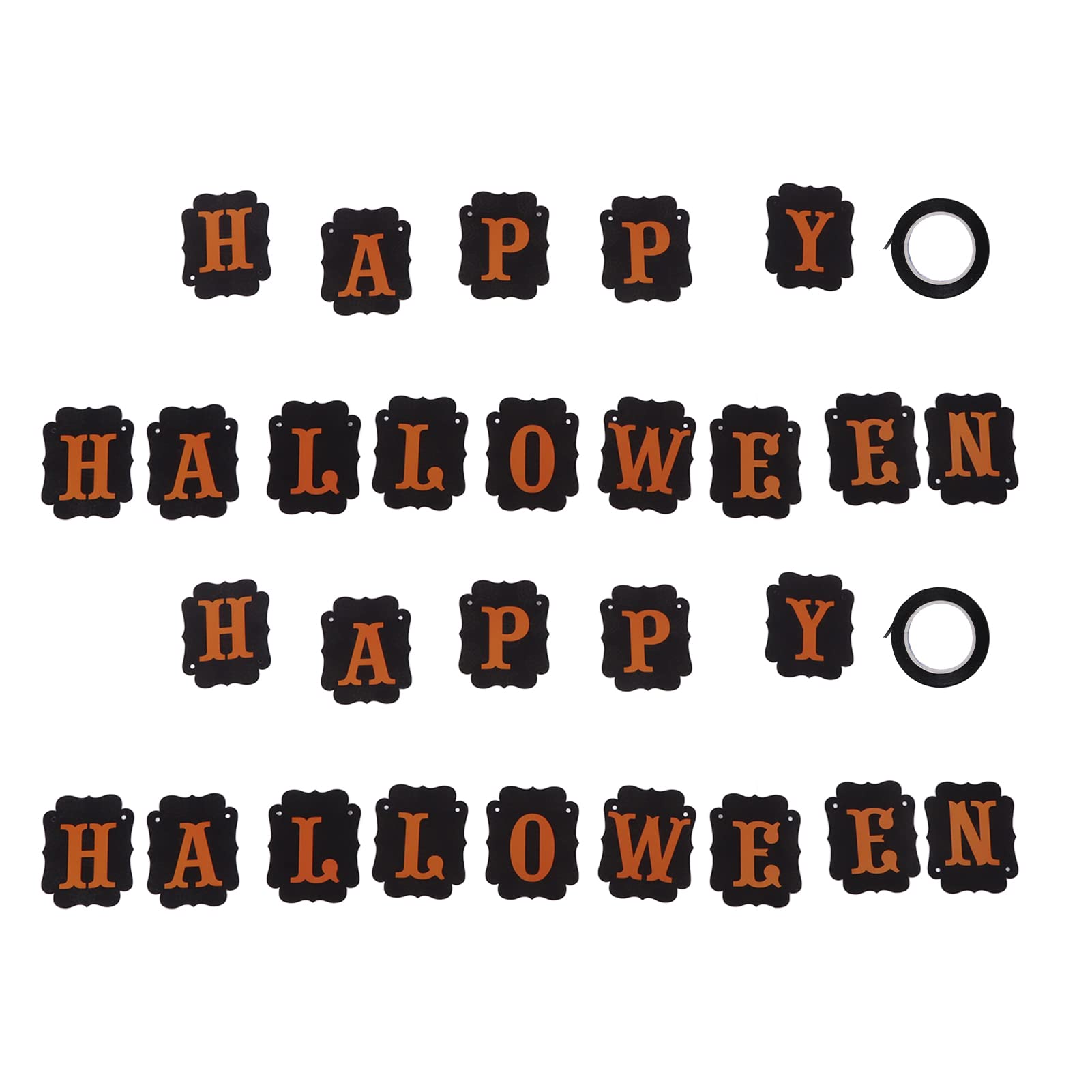 28Pcs Halloween Hanging Decorations - Spooky Banner, Party Supplies & Photo Props for Halloween Decor | Perfect for Indoor/Outdoor Party Decorations, Haunted House Themes & Trick-or-Treat Backdrops