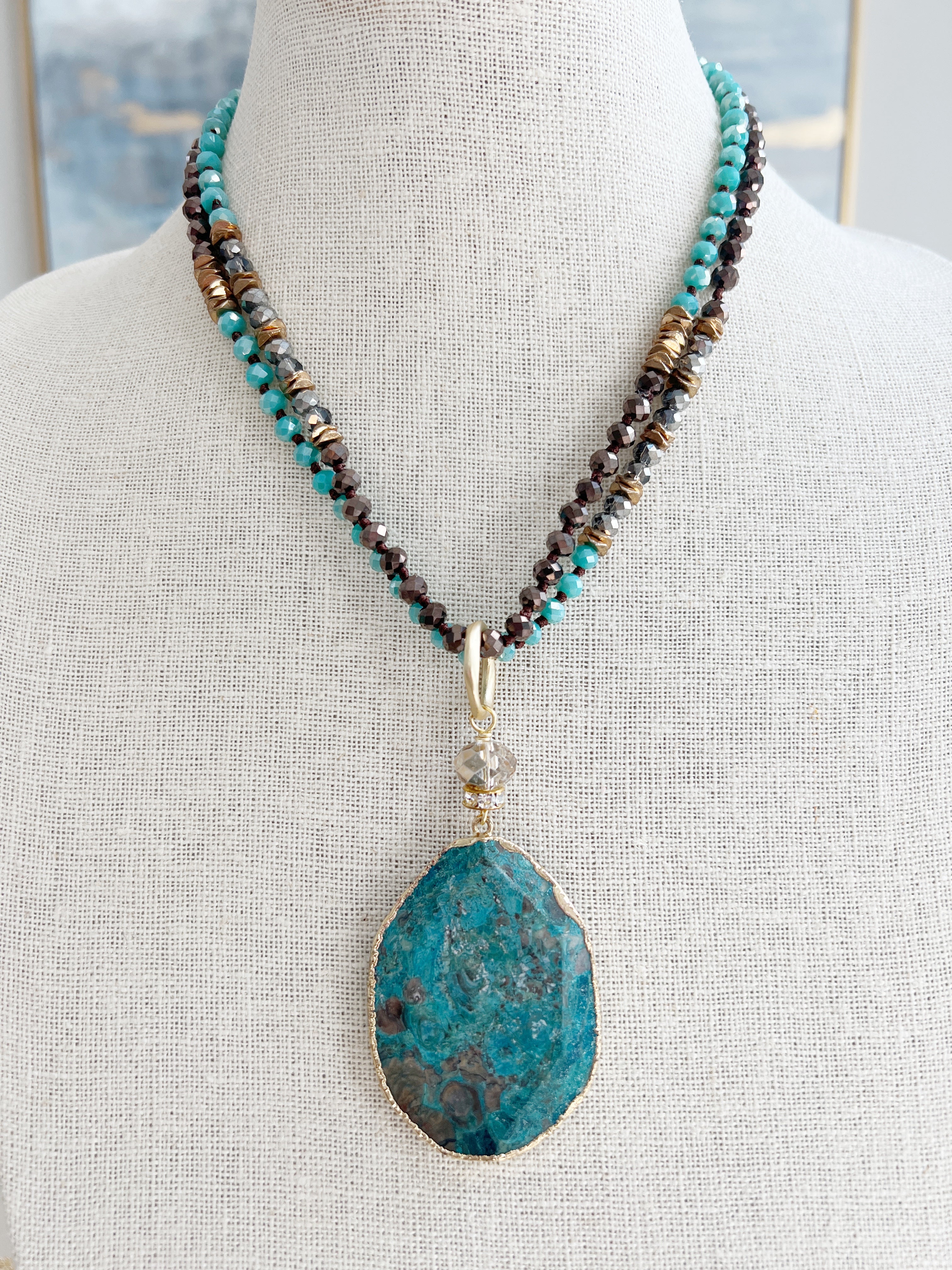 Jasper 5-Way Adjustable Multi-Layer Necklace for Women | Boho Chic Jewelry Gift for Everyday Wear & Special Occasions