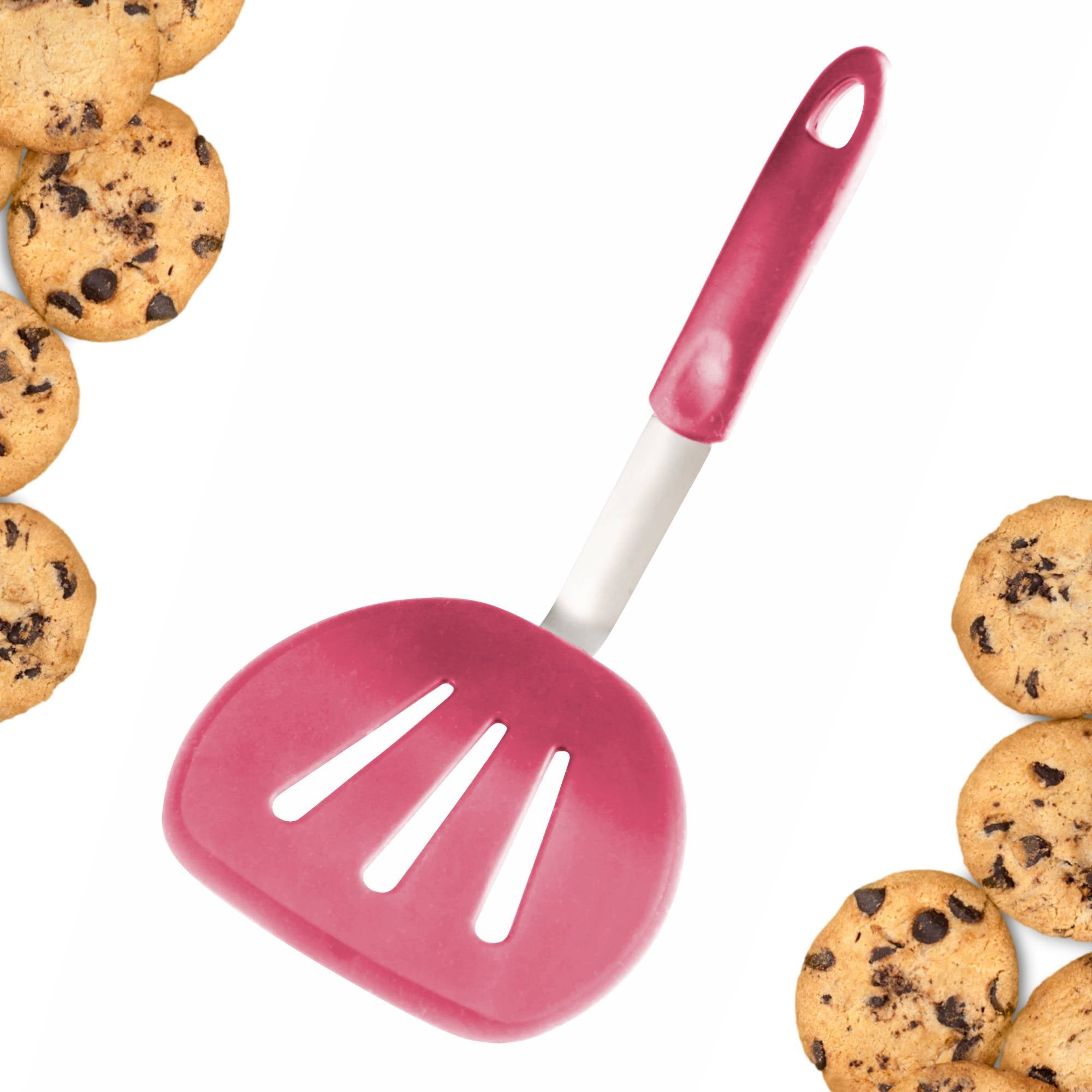 Flex & Flip | Extra Wide Silicone Turner Spatula - Perfect for Flipping Pancakes, Burgers & Eggs in Nonstick Pans