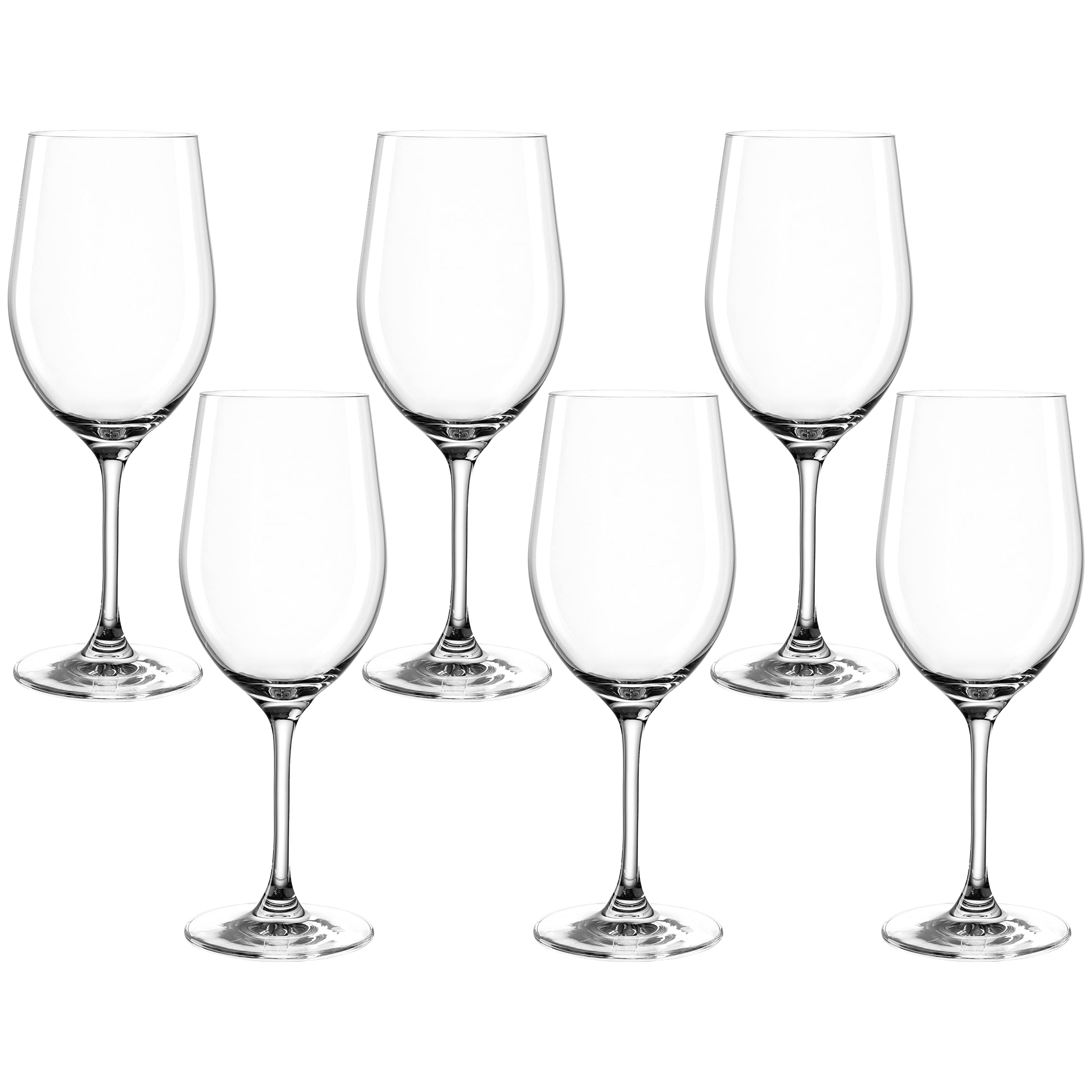 Premium Leonardo Ciao 6-Piece Red Wine Glass Set - Elegant Stemware for Fine Dining, Dinner Parties & Wine Tasting Gifts