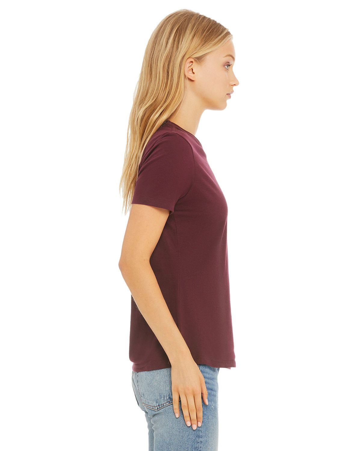 Bella + Canvas B6400 Women's Relaxed Fit Jersey Short Sleeve T-Shirt - Soft Cotton Tee for Casual Wear, Lounge & Everyday Comfort