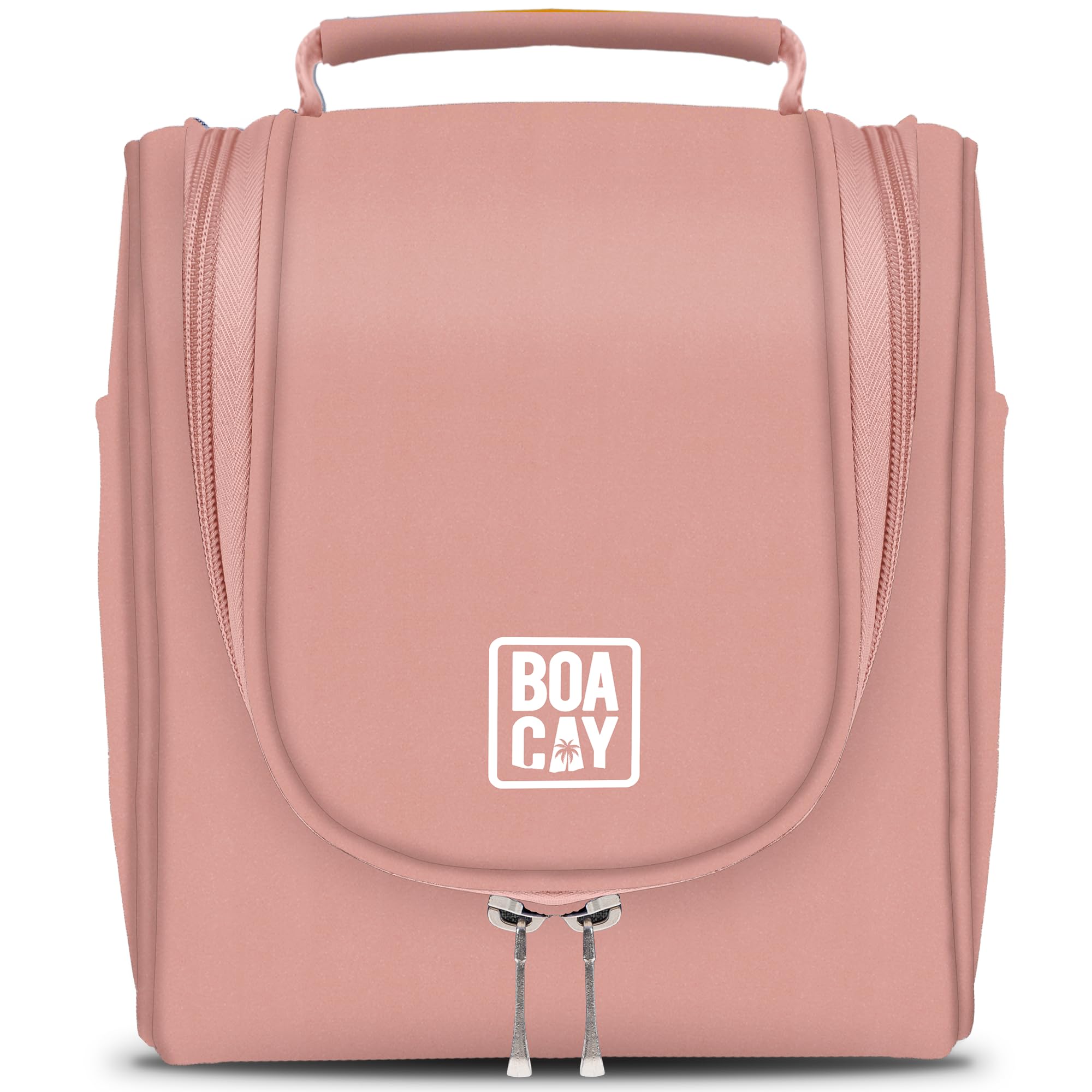 BOACAY Small Hanging Travel Toiletry Bag for Women & Men - Waterproof Makeup Organizer with Hooks, Perfect for Cosmetics, Accessories & Travel Essentials - Ideal for Bathroom, Shower & On-the-Go Use
