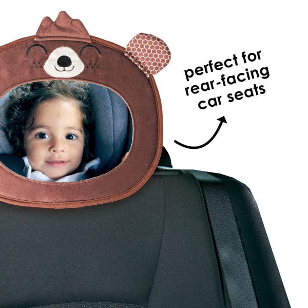 Diono Mirror Easy View Owl - Baby Car Seat Mirror for Safe Rear-Facing Monitoring | Perfect for Travel & Daily Commutes