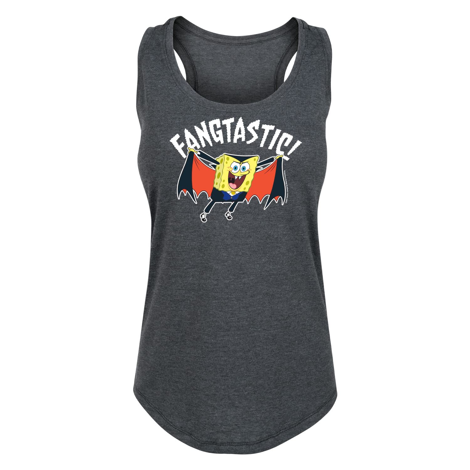 Spongebob Squarepants Women's Racerback Tank Top - Soft Breathable Hybrid Apparel - Perfect for Summer, Gym & Casual Wear