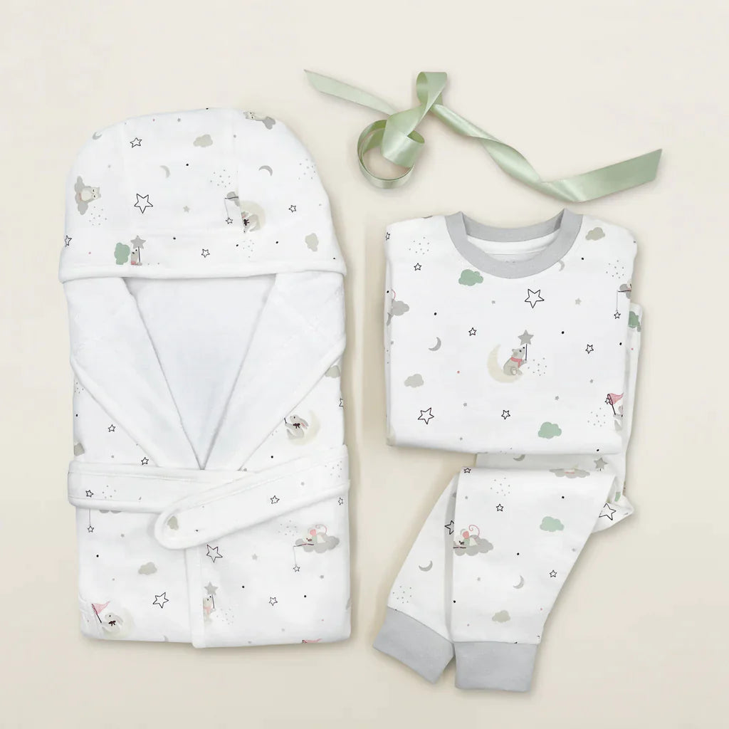 Twinkle Little Star Baby Boy Gift Basket - Newborn Baby Shower Present, Birthday Gift for Boys - Perfect for Nursery Decor, Christening & Celebrations (SKU: LBG1013)