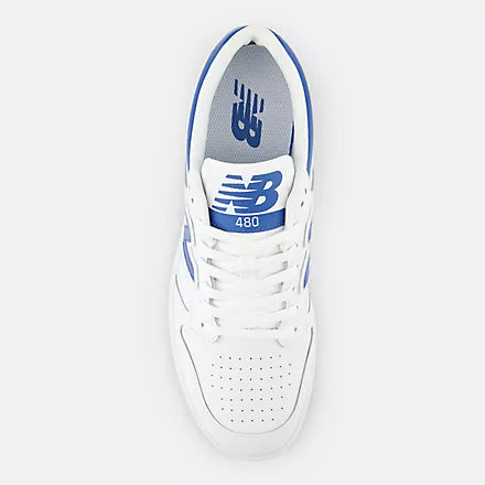 480 White and Blue Sneakers - Comfortable Running Shoes for Men & Women - Perfect for Jogging, Gym Workouts, and Casual Wear