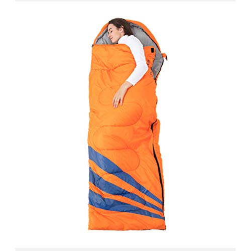 Ultra-Warm Synthetic Fiber Sleeping Bag for Adults - Lightweight & Portable for Camping, Hiking, Backpacking in Cool Weather (220x75cm) with Compression Sack - Perfect for Outdoor Adventures & Emergency Preparedness