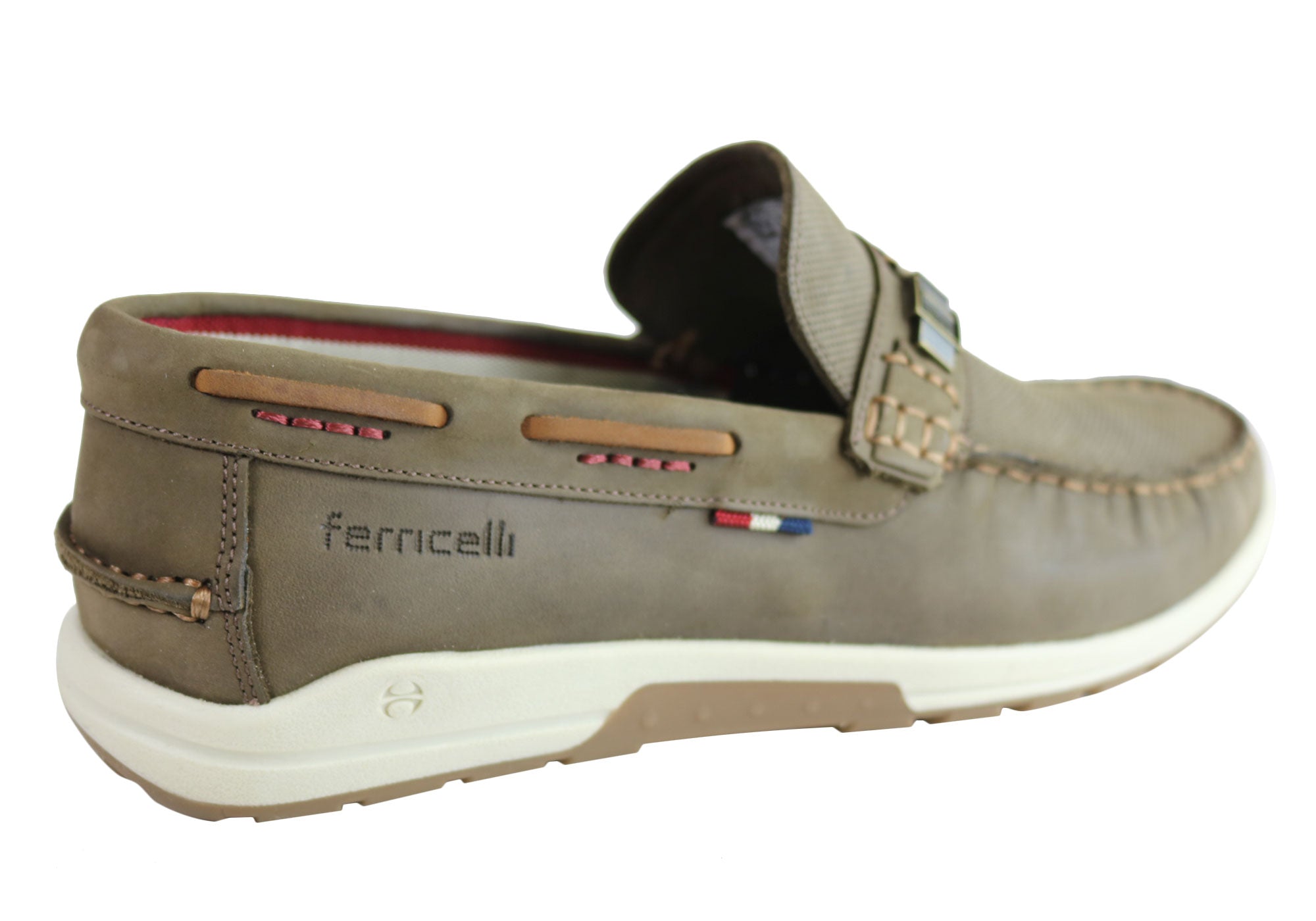 Ferricelli Connor Men's Genuine Leather Casual Loafers - Handcrafted in Brazil - Comfortable Slip-On Shoes for Business, Travel & Everyday Wear