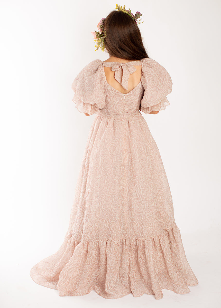 Shwaney Women's Elegant Dusty Lilac Impact Dress - Perfect for Weddings, Parties & Special Occasions