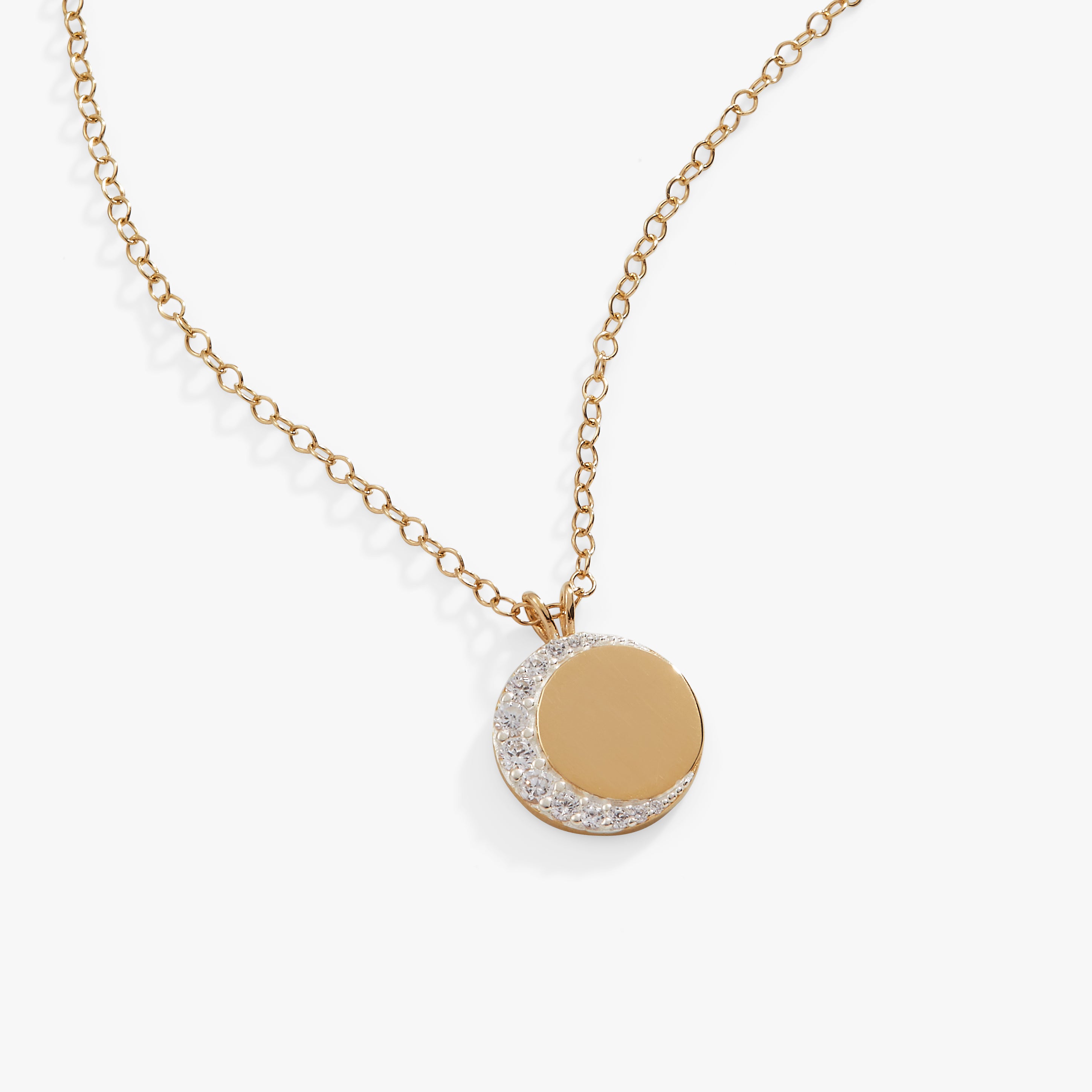 Crescent Moon Pendant Necklace for Women - Sterling Silver Moon Charm Jewelry - Perfect for Everyday Wear, Gift Giving & Boho Fashion