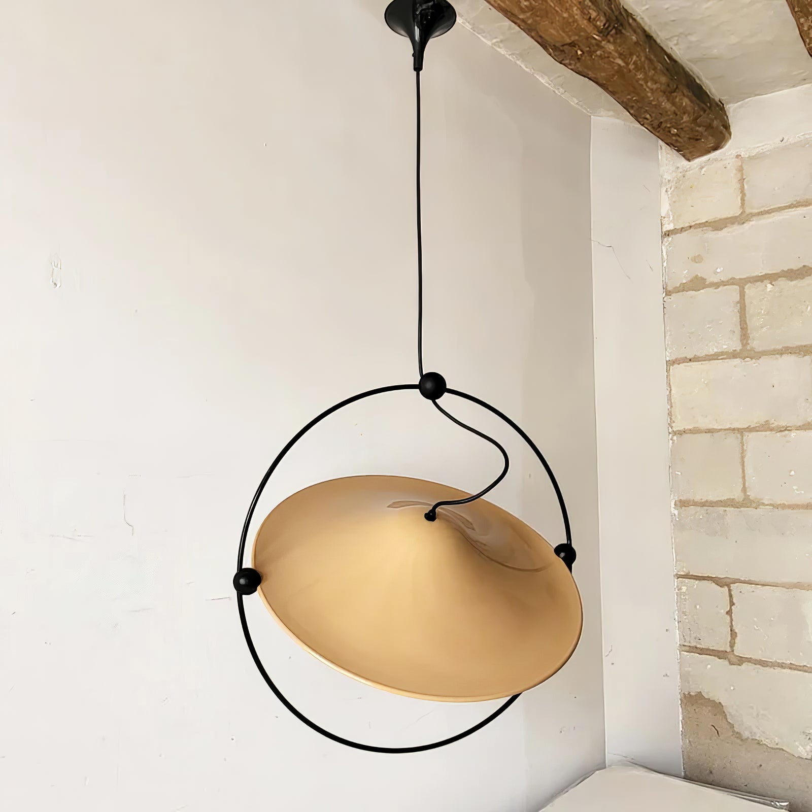 Kyra Pendant Light - Modern Glass Hanging Chandelier for Kitchen Island, Dining Room & Bedroom Lighting | Dimmable LED Ceiling Fixture with Adjustable Height