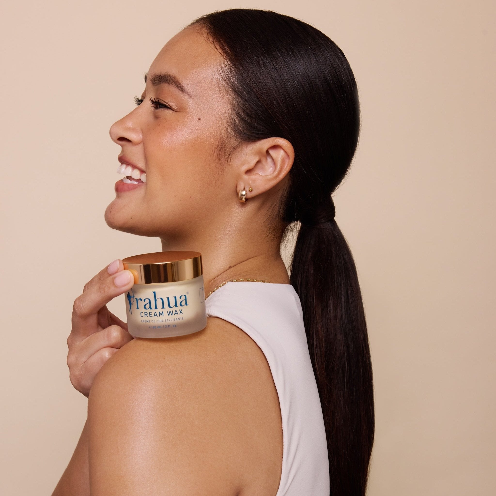 Rahua Cream Hair Wax - Organic Styling Wax for Frizz Control & Shine - Perfect for Men & Women's Hairstyling at Home or Salon