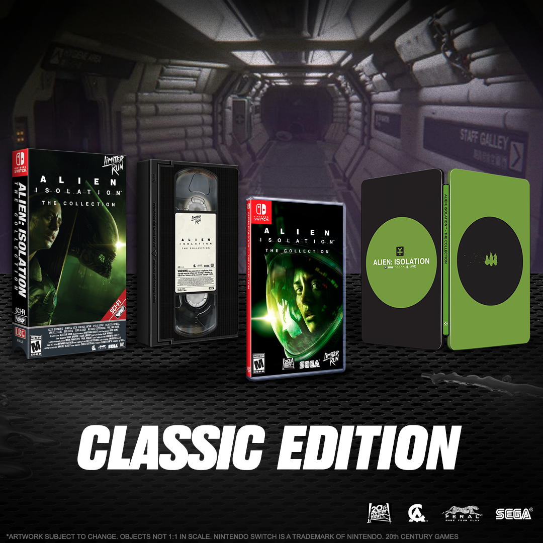 Alien: Isolation The Collection Classic Edition - Limited Run #191 Switch Game - Survival Horror for Nintendo Switch - Perfect for Sci-Fi Horror Fans & Collectors