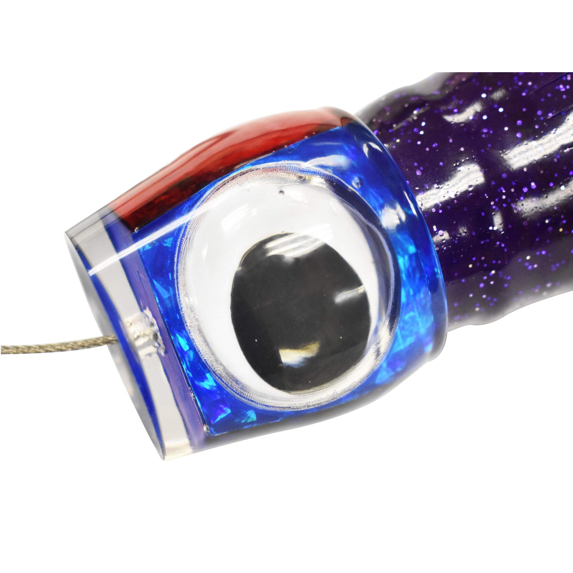 Wahoo Widow Maker Saltwater Fishing Lure - Cable Rigged Wahoo Lure for Saltwater Fishing - Perfect for Offshore Trolling and Big Game Fishing
