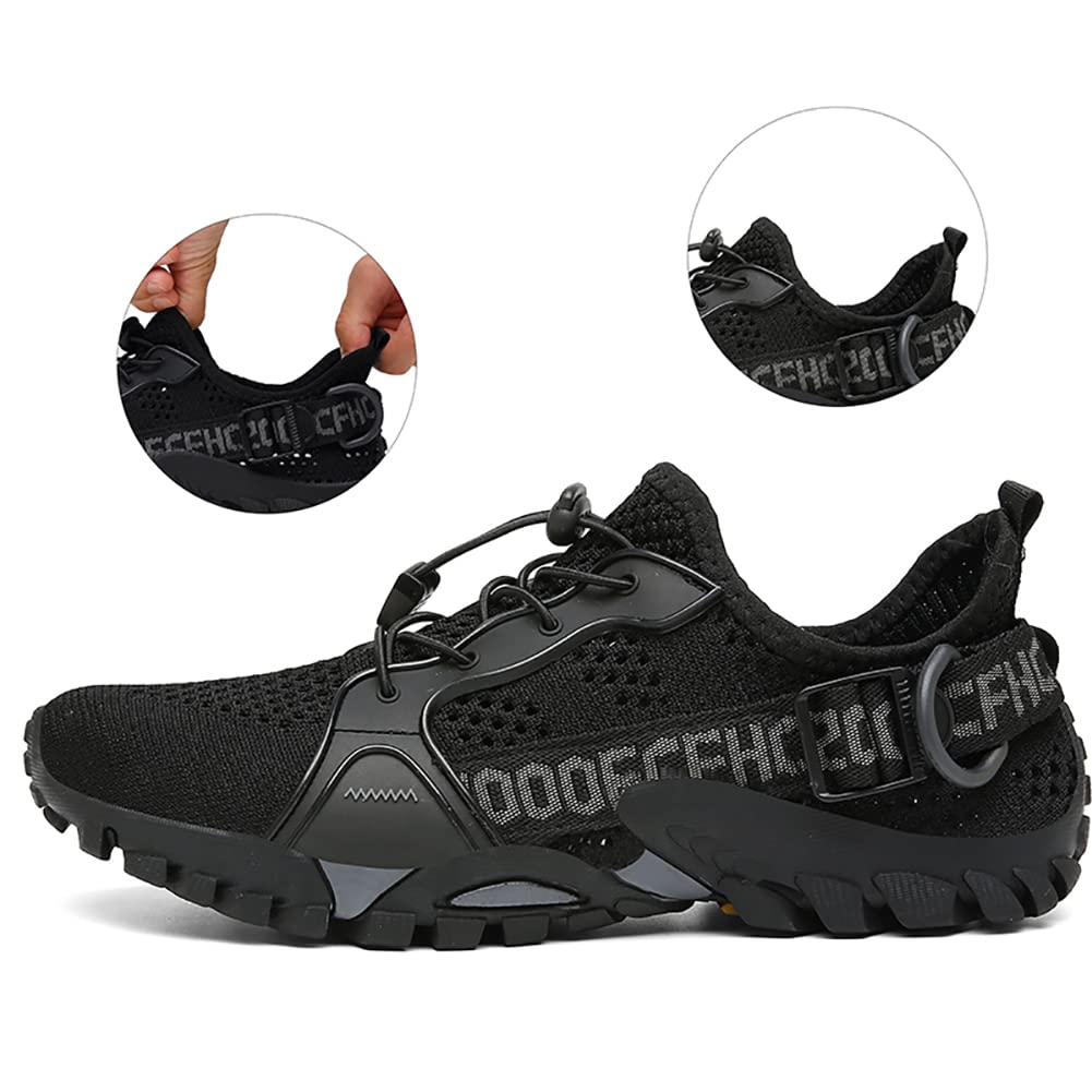 **Men's & Women's Water Shoes - Quick Drying Aqua Shoes for Hiking, Beach, Trekking, Walking & Climbing - Lightweight Outdoor Sneakers for Travel & Water Sports**
