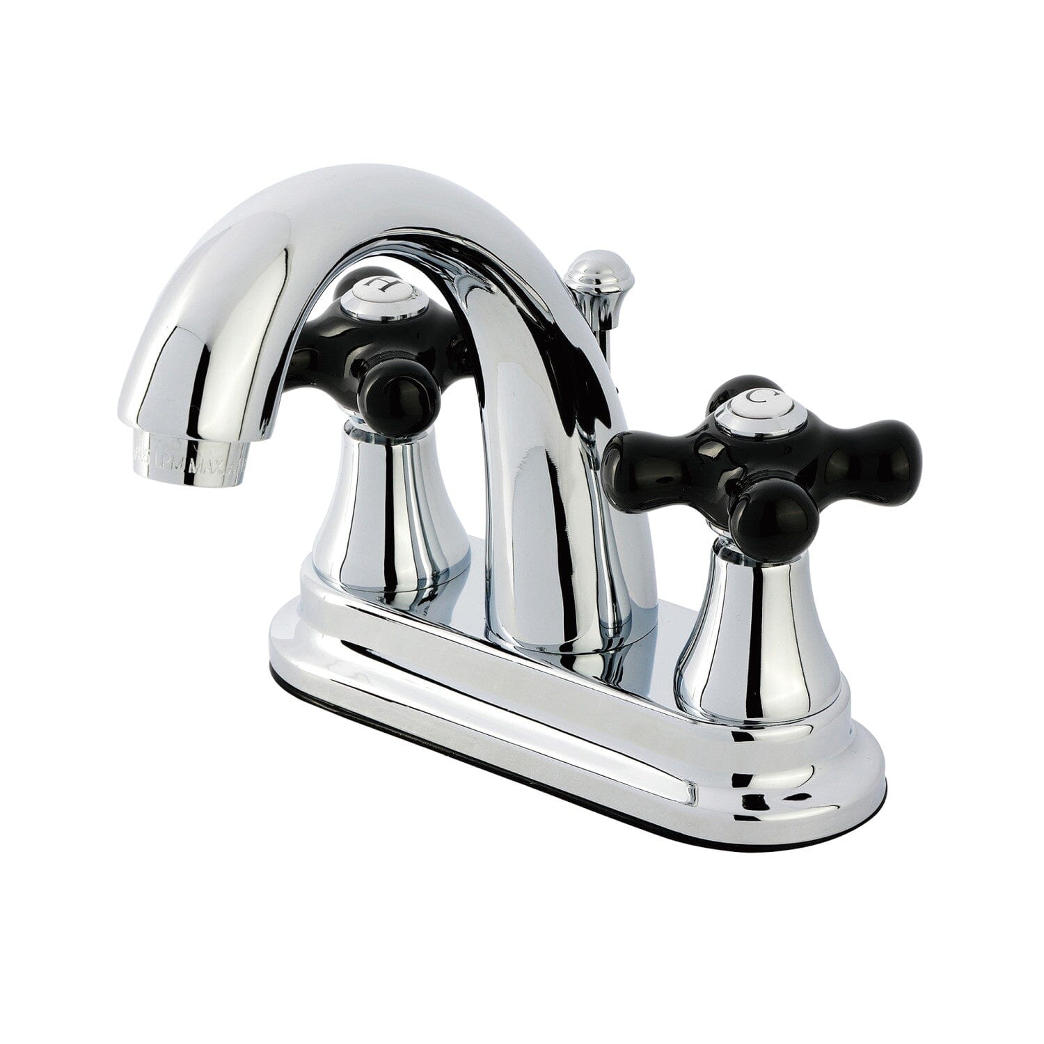 Duchess Double Handle 3 Hole Deck Mount 4 Inch Centerset Bathroom Faucet with Brass Pop Up - Elegant Vintage Style Sink Faucet for Bathroom Vanity, Powder Room & Guest Bath (Oil Rubbed Bronze Finish)