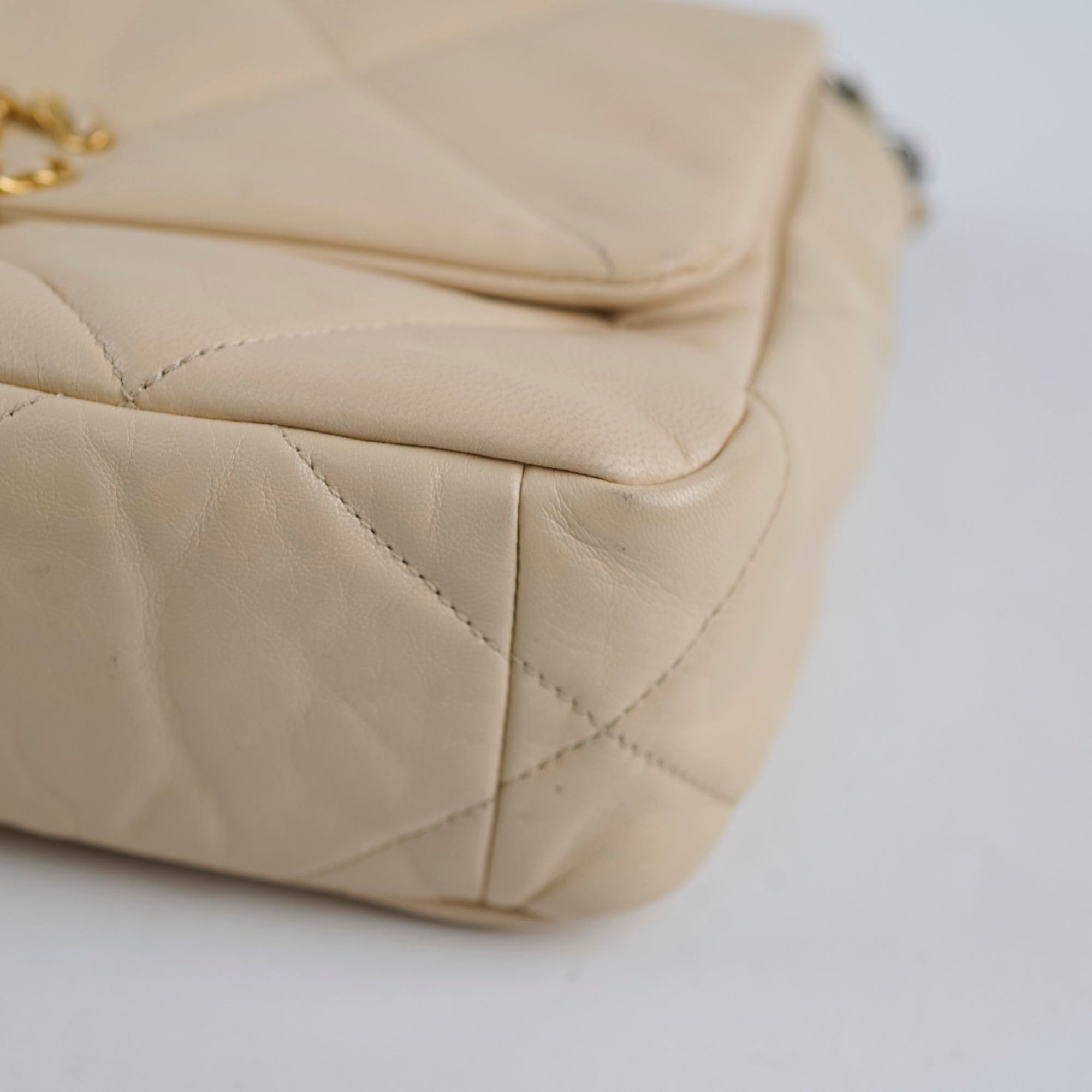 Chanel 19 Small Beige 30 Series Handbag - Luxury Designer Crossbody Bag for Women | Perfect for Date Night, Office & Special Occasions