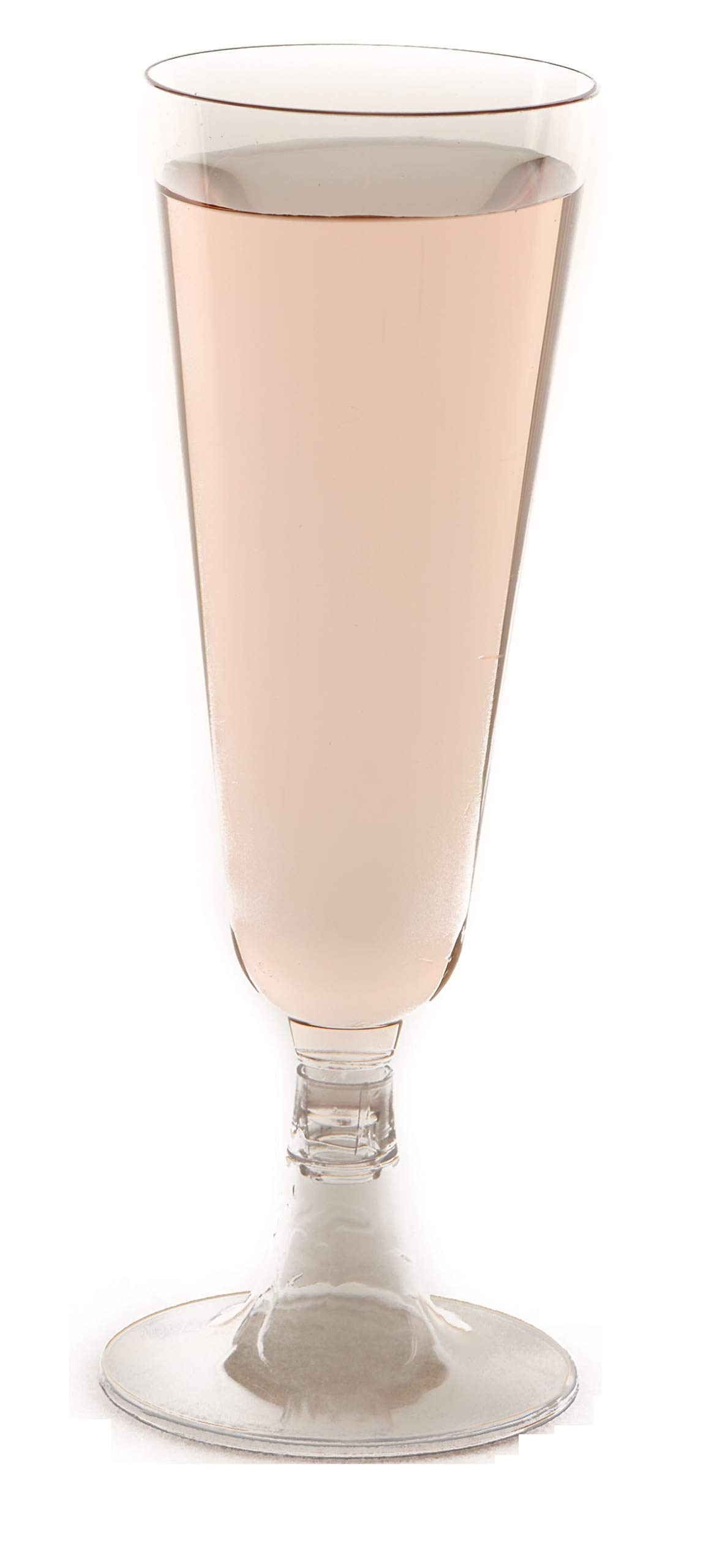 160-Pack 5 oz Clear Plastic Champagne Flutes | BPA-Free Disposable Toasting Glasses for Weddings, Parties & Events | Elegant Cocktail Cups for Mimosas, Wine, Sodas & Beverages