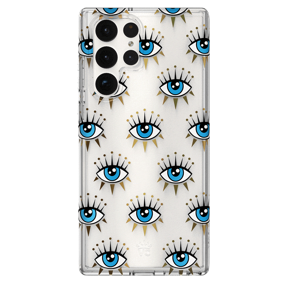 Evil Eye Protection Samsung Galaxy Phone Case - Stylish & Durable Cover for Good Luck Charm | Perfect for Travel, Daily Use & Gift Giving