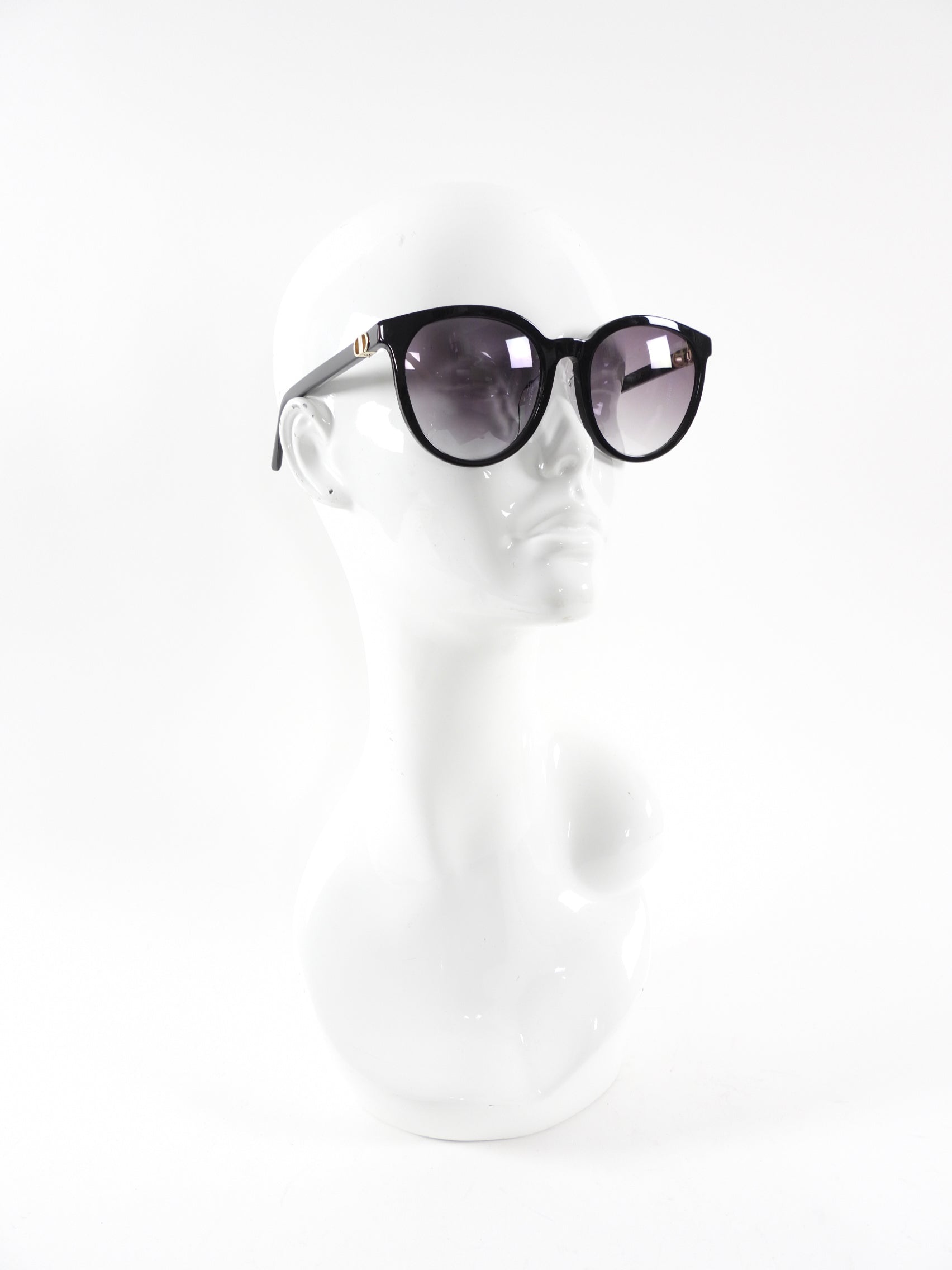 Christian Dior EverDior Black Round Sunglasses for Women - UV Protection Luxury Fashion Shades - Perfect for Beach, Driving & Outdoor Activities