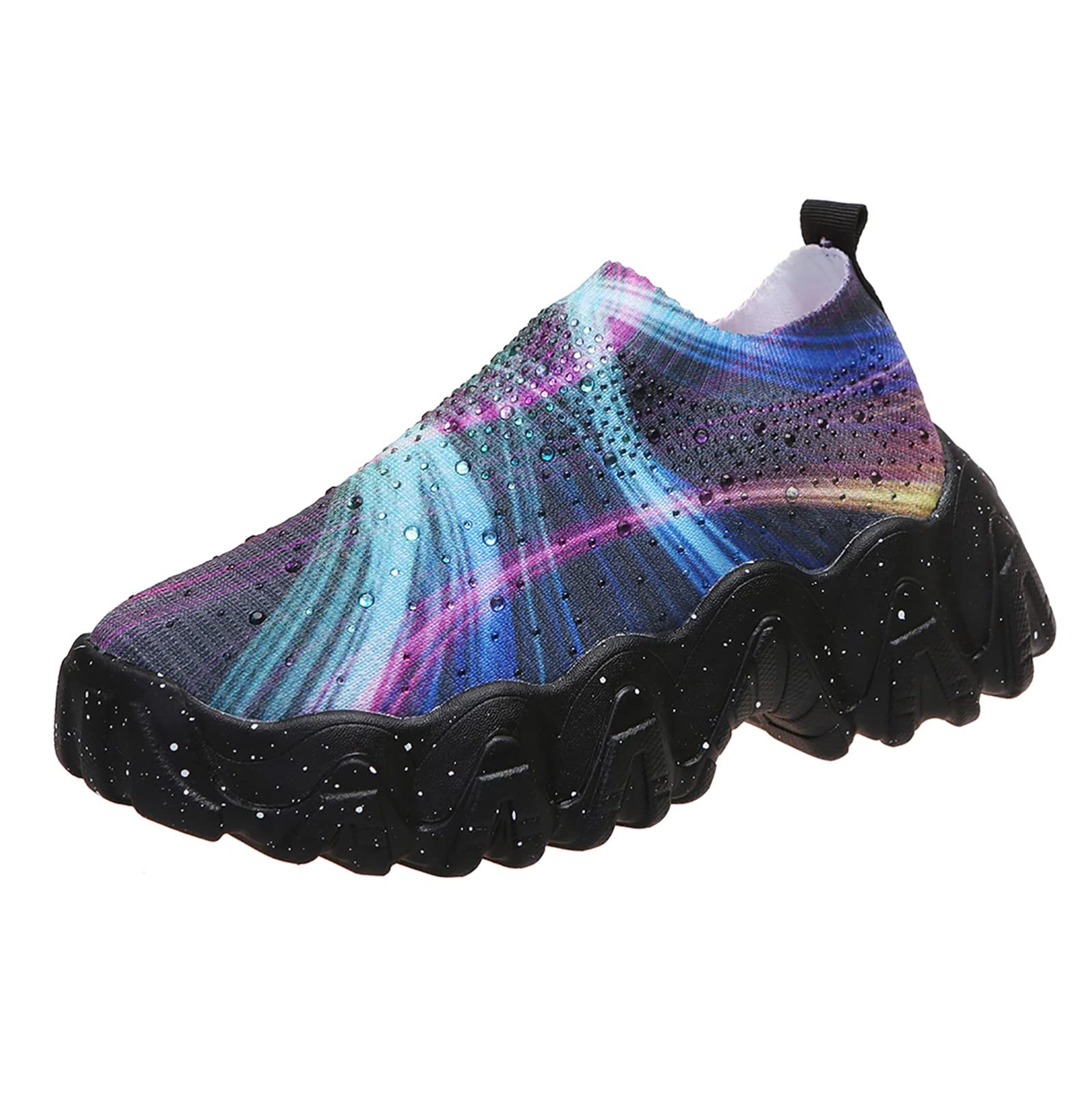 Women's Breathable Mesh Slip-On Sneakers - Lightweight Casual Fashion Shoes for Walking, Running & Everyday Wear