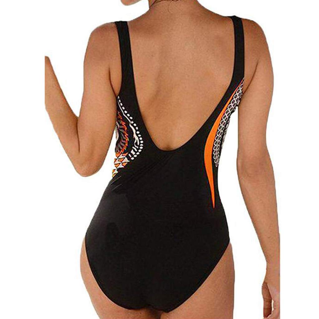 Sexy Backless One Piece Swimsuit for Women - Floral Print Bikini Set with Matching Beach Bag | Perfect for Pool Parties, Beach Vacations & Summer Getaways