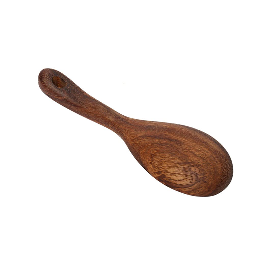 DOITOOL 2-Piece Wooden Salad Serving Set - Handcrafted Salad Servers, Fork & Spoon - Eco-Friendly Kitchen Utensils for Home, Restaurant & Catering - Perfect for Tossing, Serving & Enjoying Fresh Salads