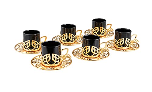 Black and Leaf/Gold