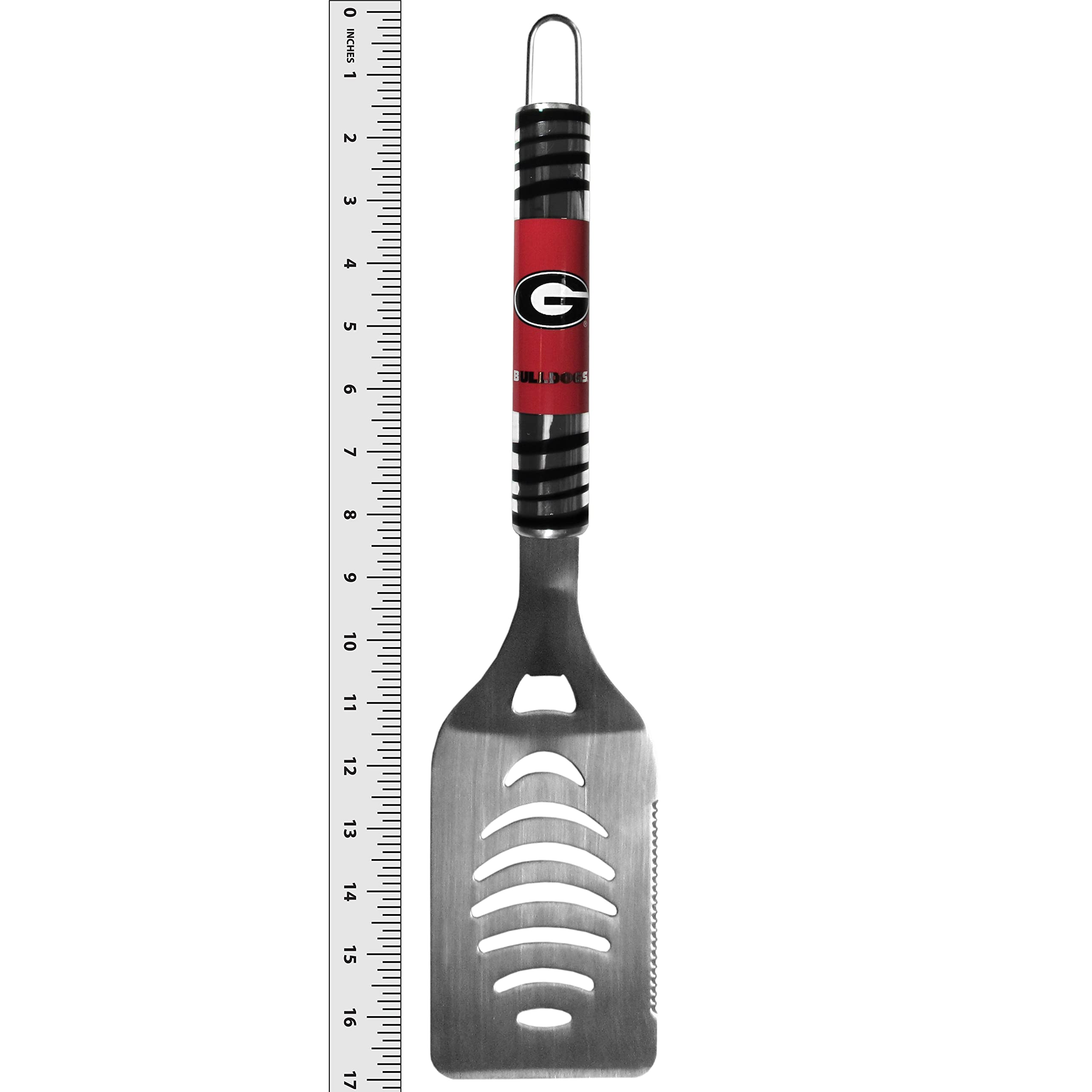 Georgia Bulldogs 8-Piece Steel Tailgating BBQ Grill Set with Carrying Case - Perfect for Game Day, Picnics & Outdoor Parties - NCAA Siskiyou Sports Fan Shop