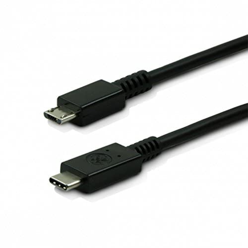 3.3 ft USB-C to Micro B Cable - Fast Charging & Data Sync for Android, Samsung, PS4, and More - Perfect for Home, Office, and Travel Use