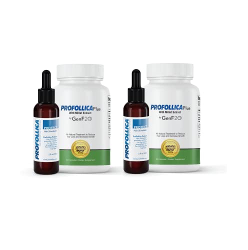 Profollica Hair Recovery System Kit for Men & Women - 2 Pack Treatment for Thinning Hair & Hair Loss Prevention - Perfect for Daily Scalp Care & Hair Regrowth Routine