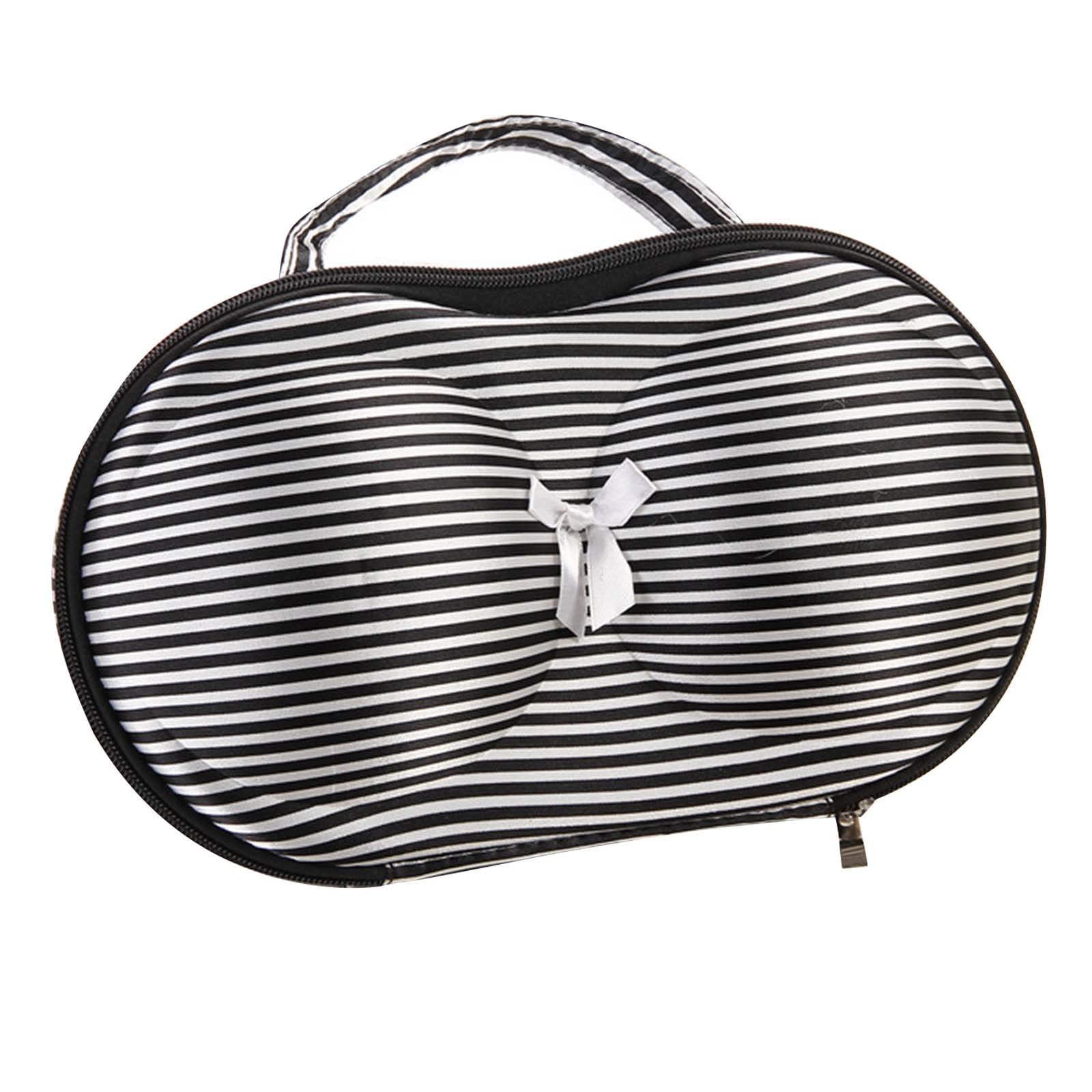 Portable Bra Storage Box - Breathable Travel Underwear Organizer for Clothes | Cute Bra Holder & Lingerie Organizer | Perfect for Travel, Gym & Home Closet Organization