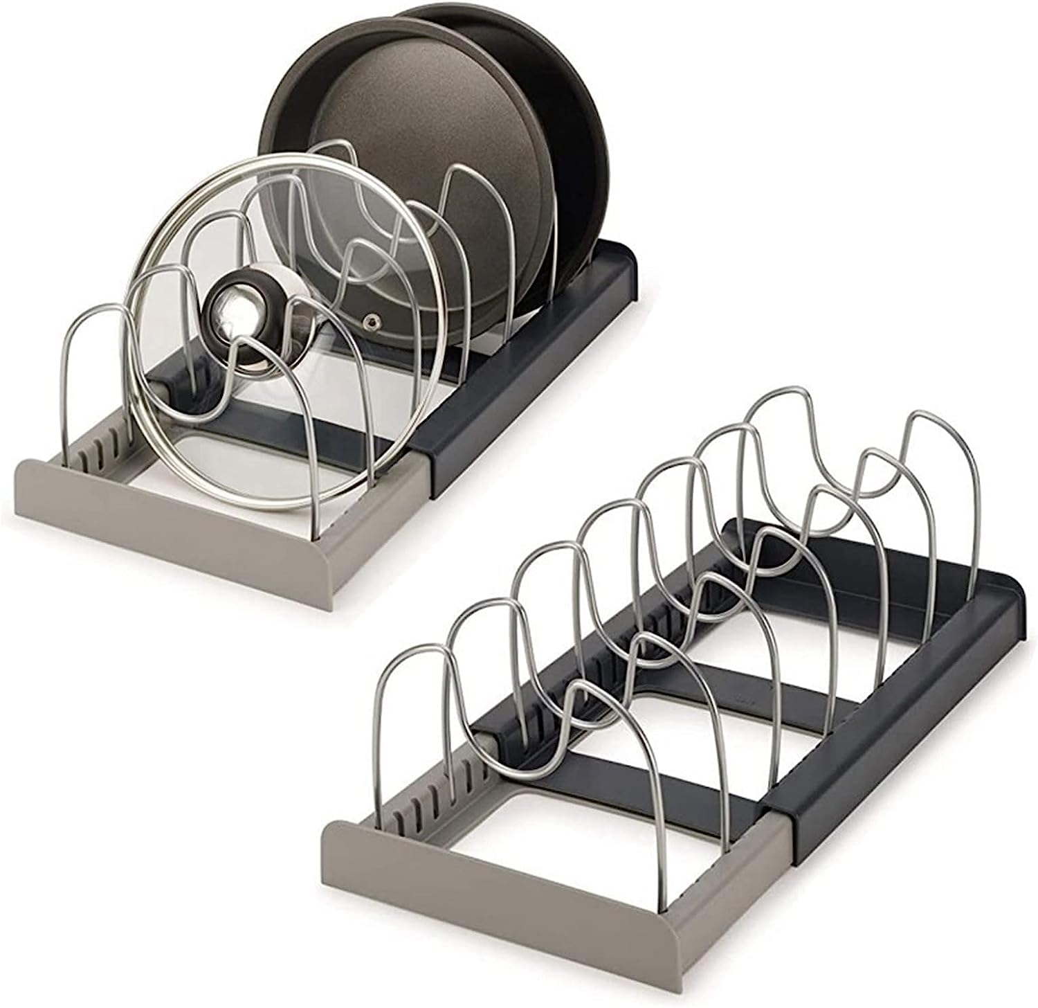 TORIOX Multifunctional Kitchen Storage Rack - Space Saving Cutting Board Holder, Pot Lid Organizer & Utensil Storage Tool for Countertop | Perfect for Small Kitchens, Apartment Cooking & Home Organization