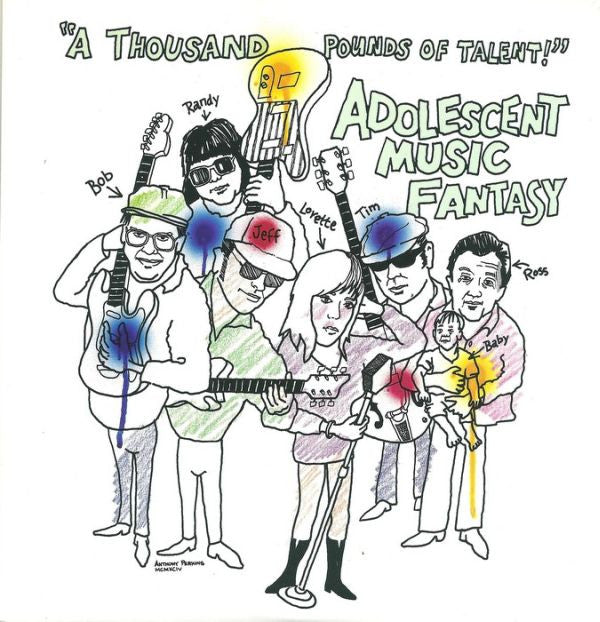 Adolescent Music Fantasy - A Thousand Pounds of Talent! Vinyl Record (7 Inch, Single, NM or M) - Perfect for Collectors & Music Enthusiasts