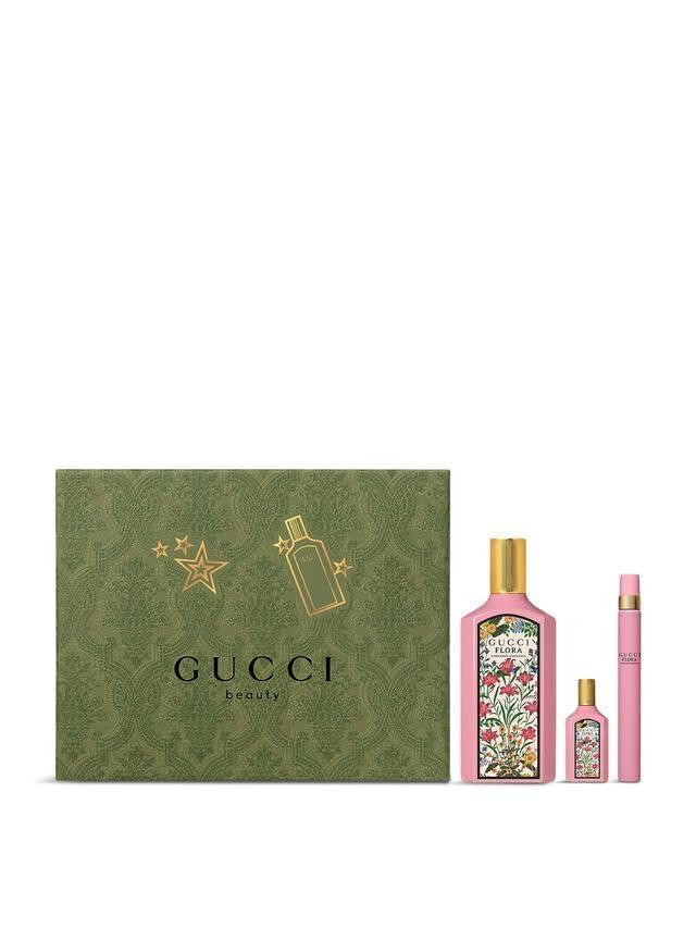 Gucci Flora Gorgeous Gardenia Eau de Parfum 100ml Perfume Gift Set for Women - Luxury Floral Fragrance for Date Night & Special Occasions
