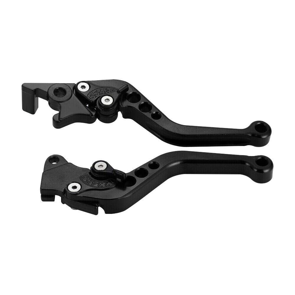 Universal CNC Motorcycle Brake Lever 2-Pack - Adjustable Alloy Foldable for Street Bikes