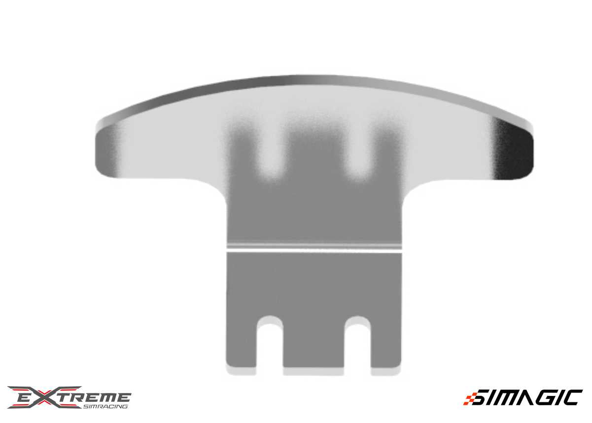 Simagic Side Throttle Plate for Racing Simulator - High-Quality Aluminum Pedal Accessory for Sim Racing Enthusiasts | Perfect for iRacing, Assetto Corsa & F1 Games