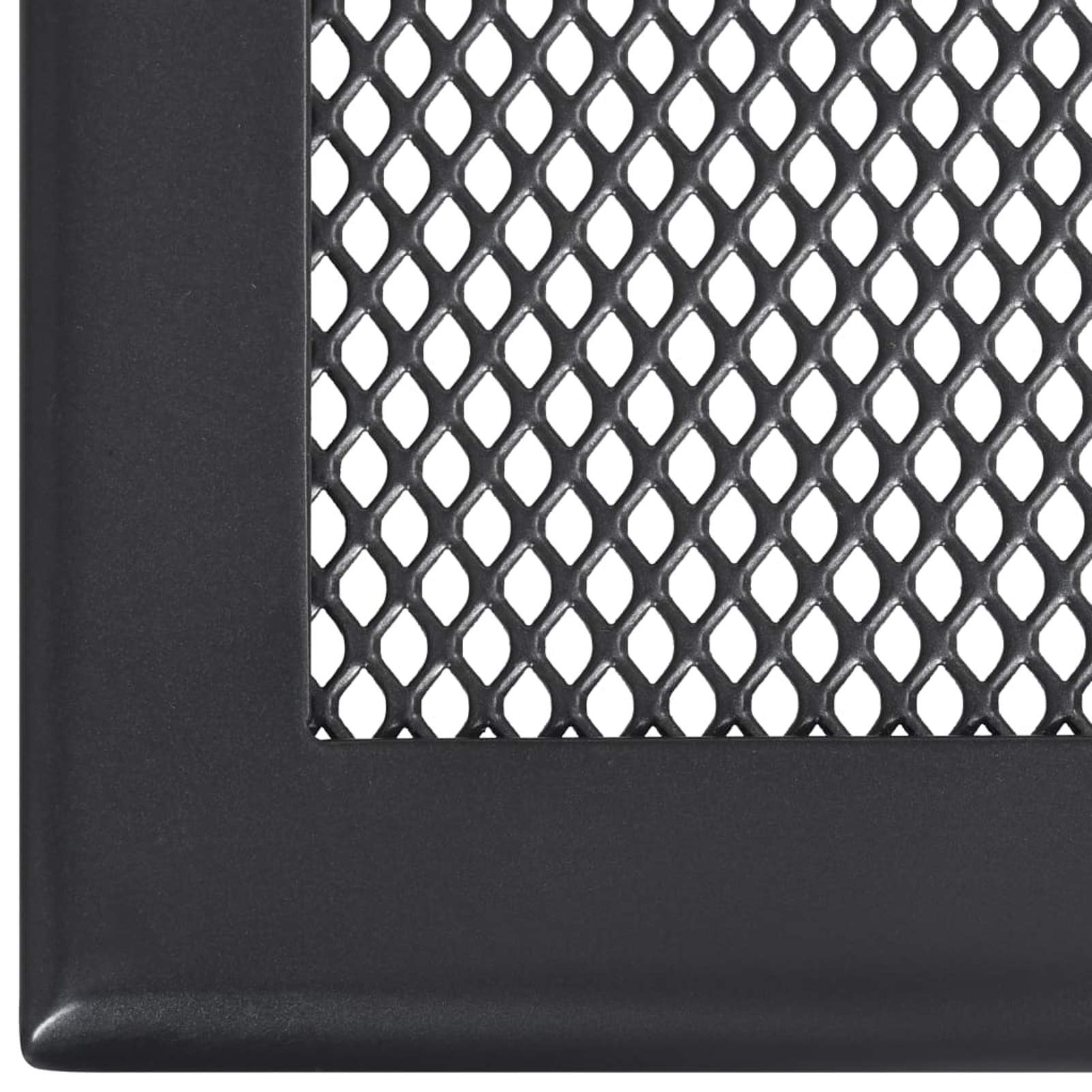 Tidyard 31.5 Inch Square Folding Mesh Table - Steel Anthracite Outdoor Dining Table for Patio, Backyard, Balcony, Garden & Indoor Use - Perfect for BBQs, Picnics and Small Space Living
