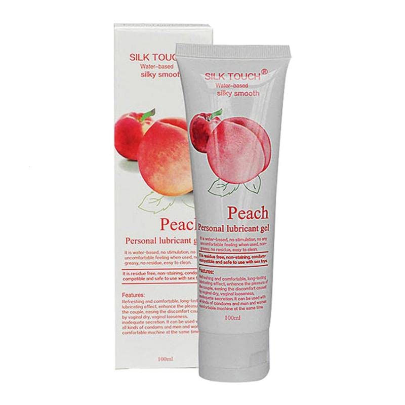Peach Flavored Water-Based Personal Lubricant - Long Lasting Sex Lube for Oral & Intimate Play - Enhances Sensation & Fantasy - Perfect for Couples & Adult Playtime