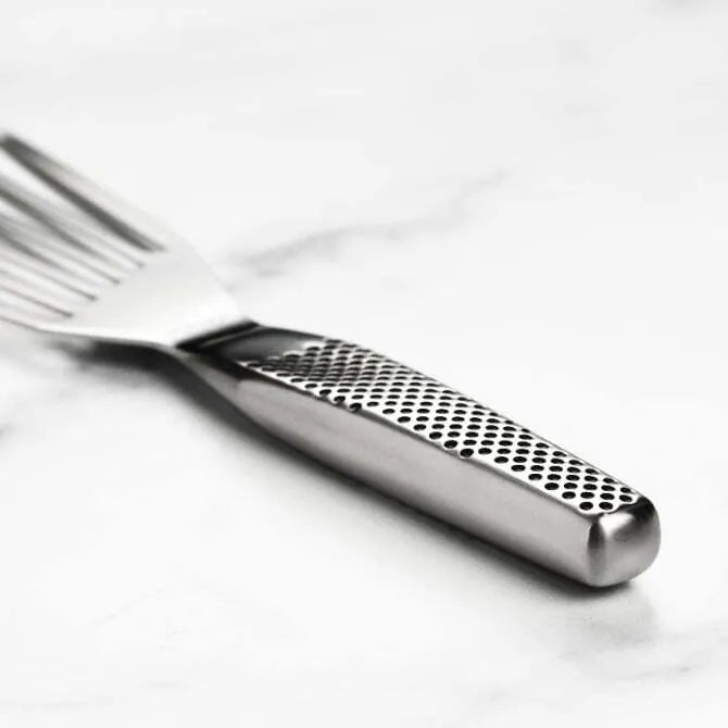 10.5 Inch Global Slotted Spatula - Premium Stainless Steel Kitchen Turner for Flipping Pancakes, Burgers & Eggs - Perfect for Grilling, Cooking & Baking