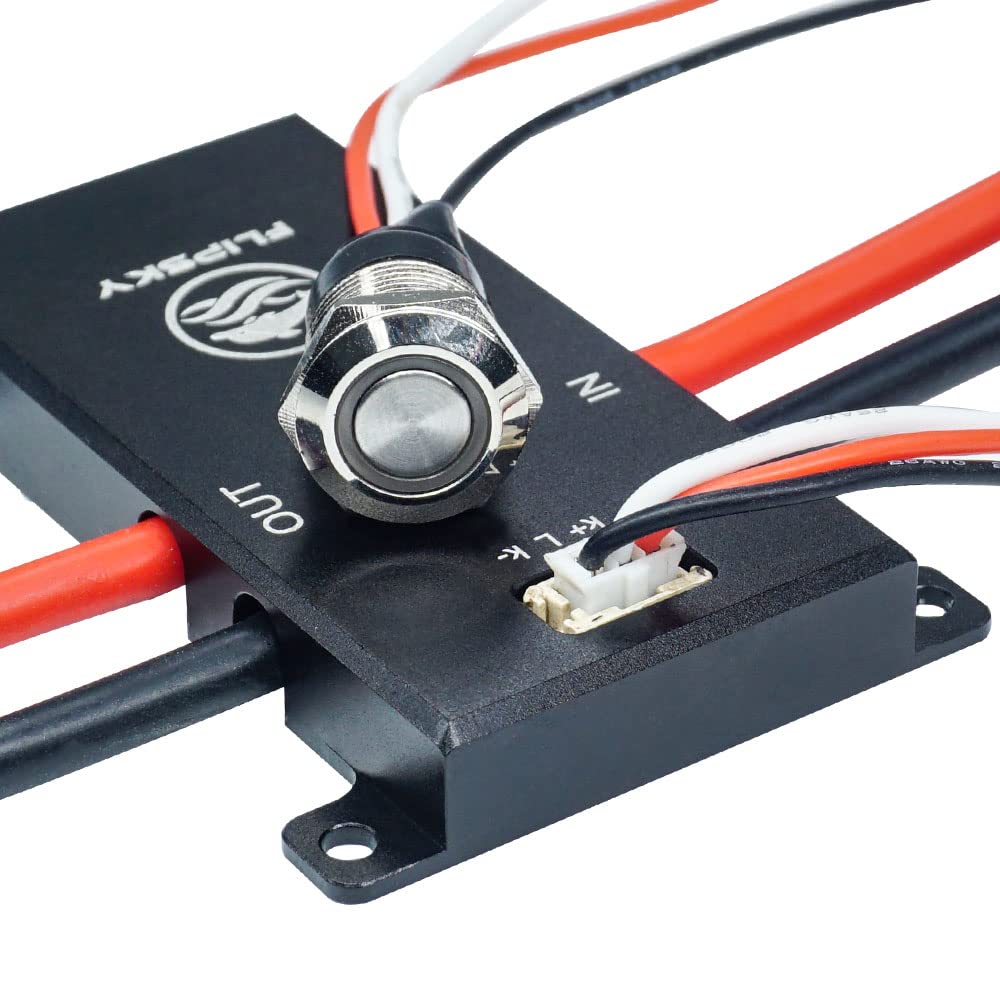 Flipsky 200A Anti Spark Switch Aluminum PCB/CASE V1.0 for Electric Skateboard, Ebike, Scooter & Robots - Perfect for DIY EV Projects, Power Control & High-Current Applications