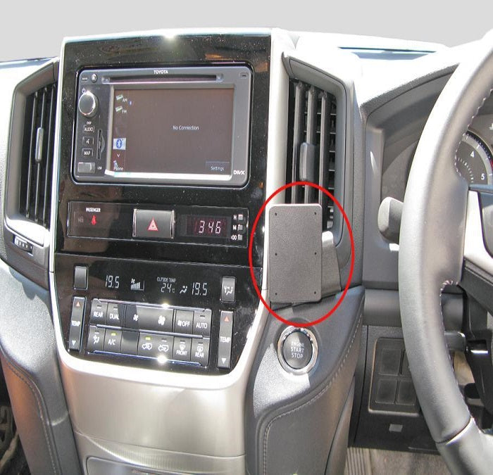 ClicOn No Holes Center Dash Mount for Toyota Landcruiser 200 (2016-2021) - Perfect for GPS, Phone & Tablet Mounting While Driving