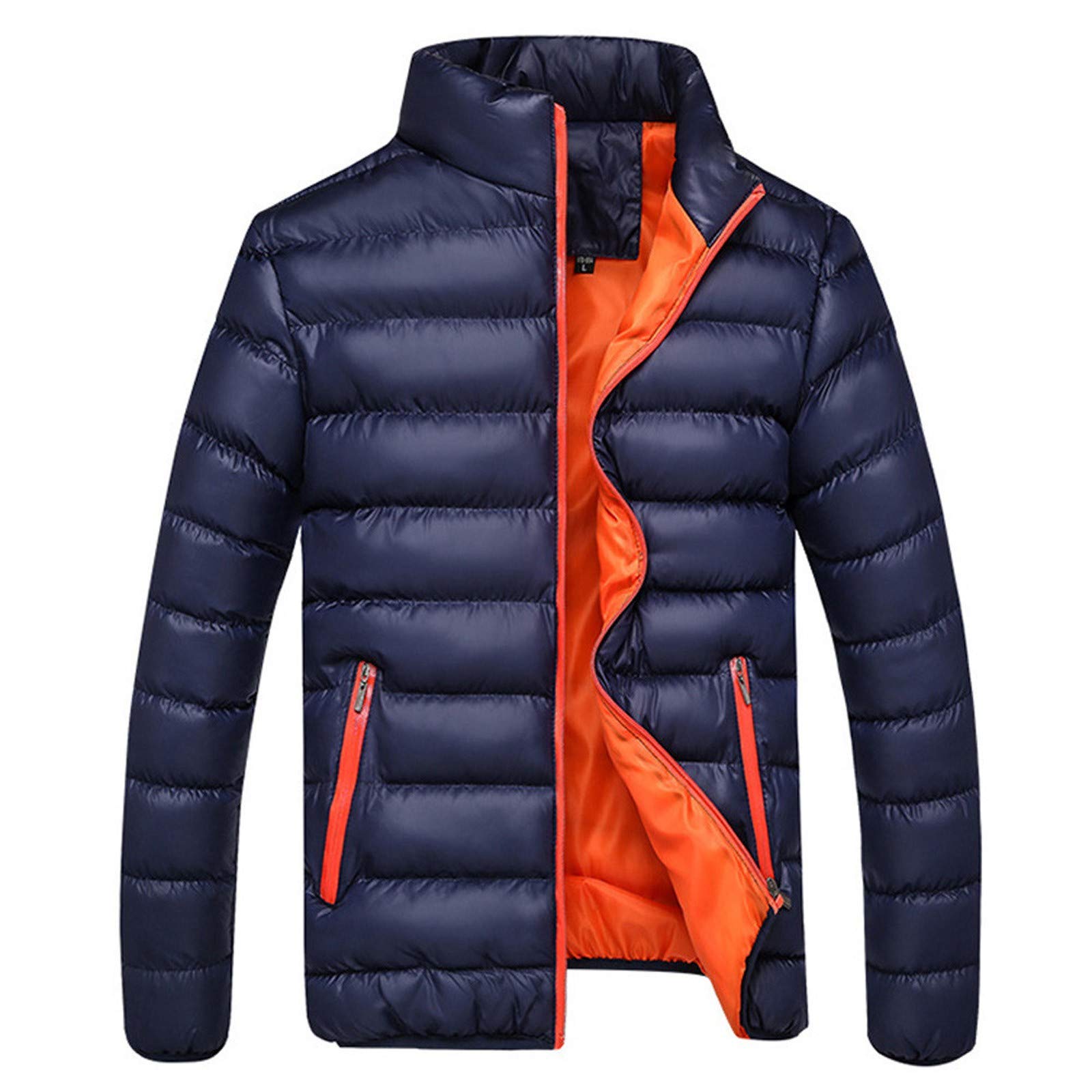 Men's Winter Warm Bubble Jacket - Slim Fit Thick Casual Coat for Cold Weather | Perfect for Outdoor Activities, Work Commute & Daily Wear