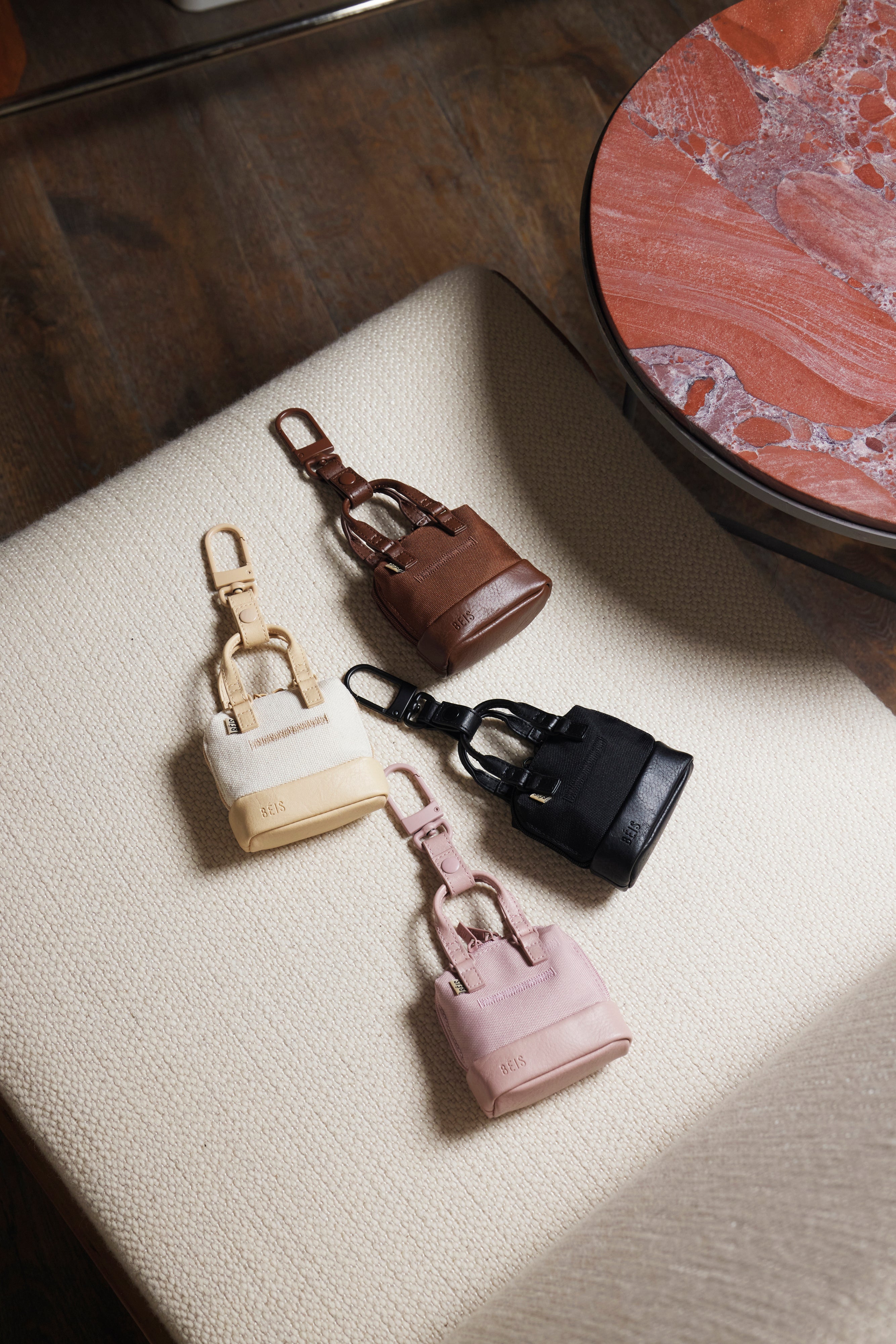Micro Weekender Charm in Beige - Stylish Mini Crossbody Bag for Women | Perfect for Travel, Shopping & Everyday Use