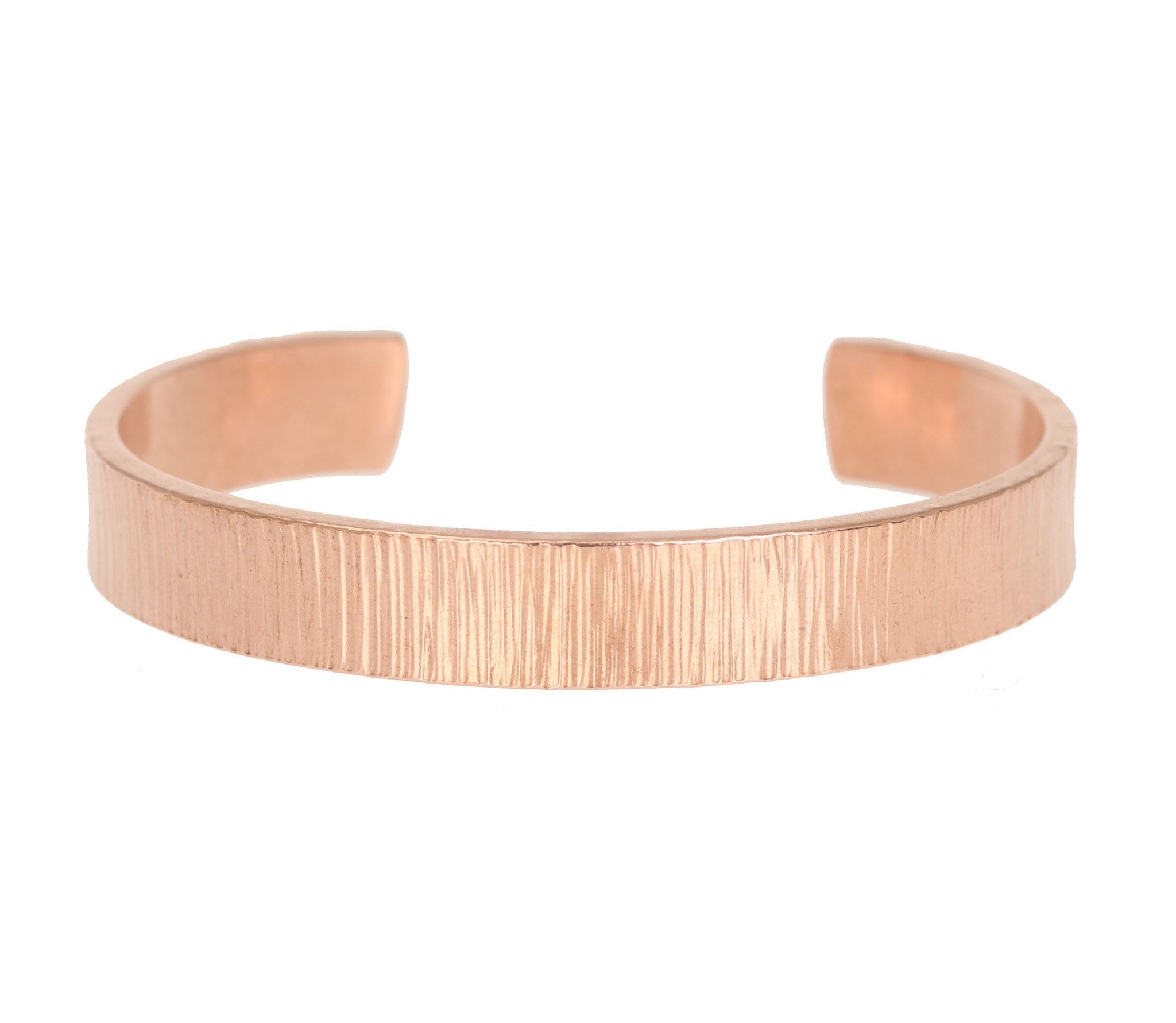 10mm Wide Chased Solid Copper Cuff Bracelet for Women - Handmade Boho Jewelry, Gift for Her, Perfect for Weddings & Special Occasions