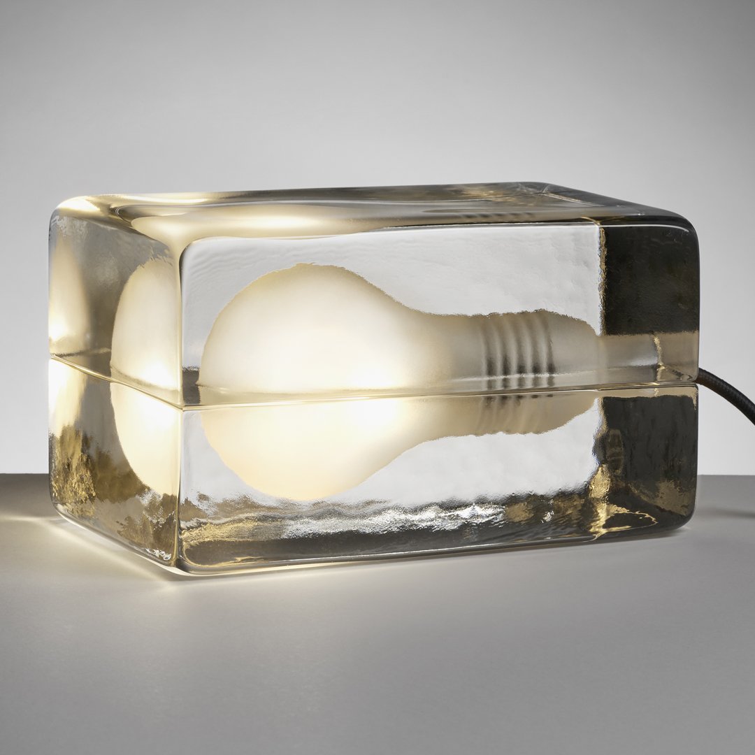 Koskinen Block Lamp - Modern Wall Lamps for Home & Office - Scandinavian Design from Stockholm - Perfect for Living Room, Bedroom & Workspace Lighting